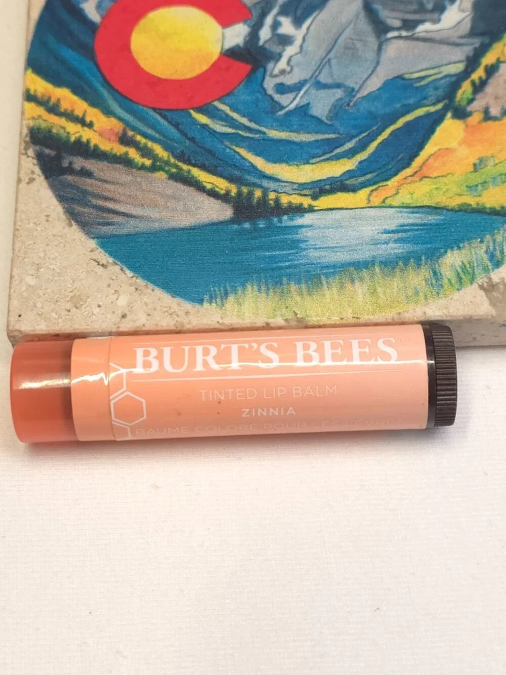 SEALED 2pc Burt's Bees Tinted Lip Balm and Lip Shimmer Set